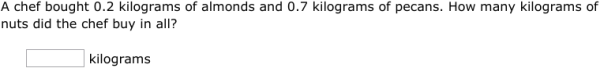 IXL - Add and subtract decimals: word problems (5th class maths practice)