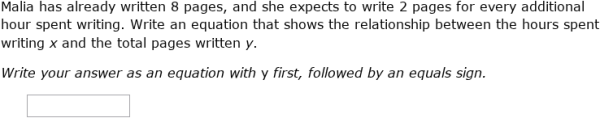 IXL - Write linear functions: word problems (2nd year maths practice)