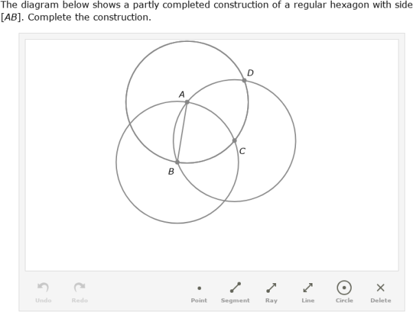 Hexagon Triangle Math Is Fun IXL - Construct an equilateral triangle or regular hexagon (1st year ...