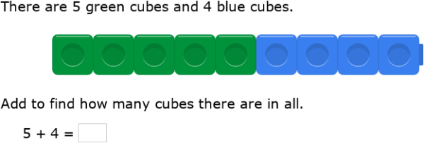 IXL - Add with cubes - sums up to 10 (1st class maths practice)