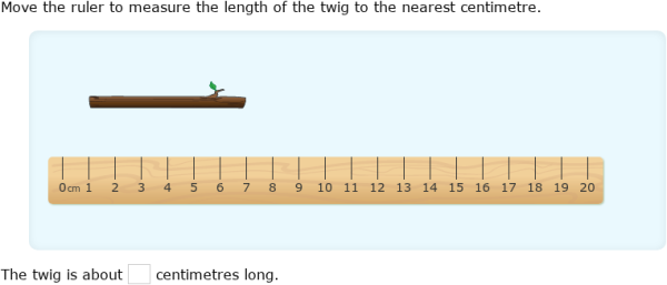 Distance Between 2 Objects Using A Ruler IXL - Measure using a ruler (2nd class maths practice)