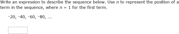 IXL - Write variable expressions for arithmetic sequences (1st year ...