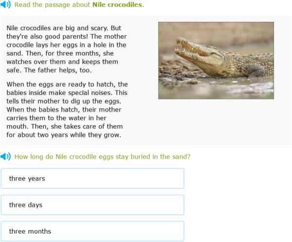IXL - Read and understand informational passages (2nd class English