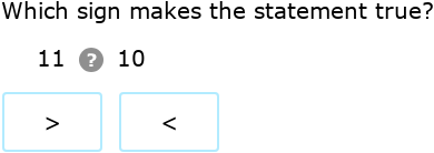 IXL - Compare numbers up to 120 using symbols (1st class maths practice)