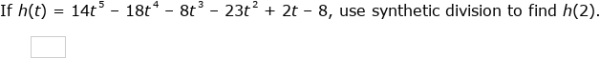 IXL - Evaluate polynomials using synthetic division (5th year maths ...