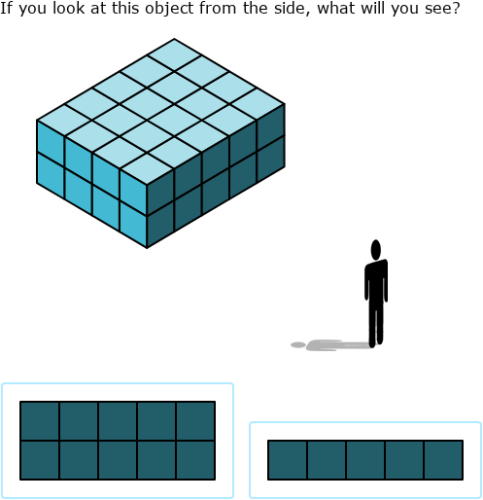 Side View In Math IXL - Front, side and top view (1st year maths practice)