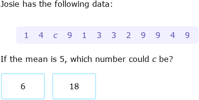 IXL - Mean, median, mode and range: find the missing number (1st year ...